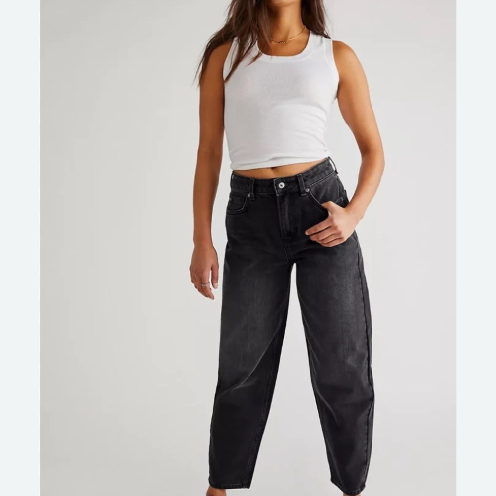 Free People Westward Barrel Jean